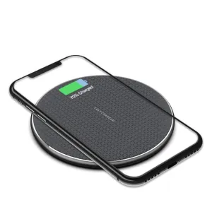 15W Round Desktop Wireless Charger   Type C Cable
