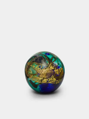 1970s Avarin Guilst Crystal Paperweight