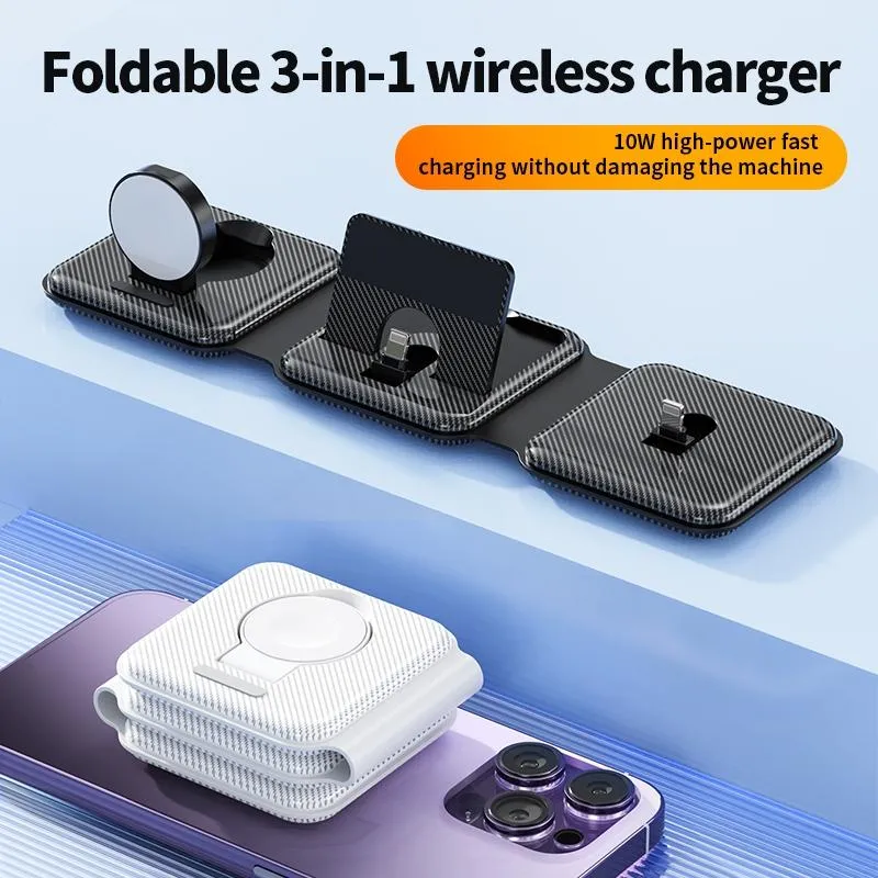3 In 1 Wireless Charger For Apple Watch Phone & Headset