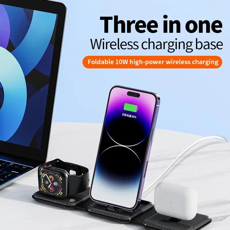 3 In 1 Wireless Charger For Apple Watch Phone & Headset