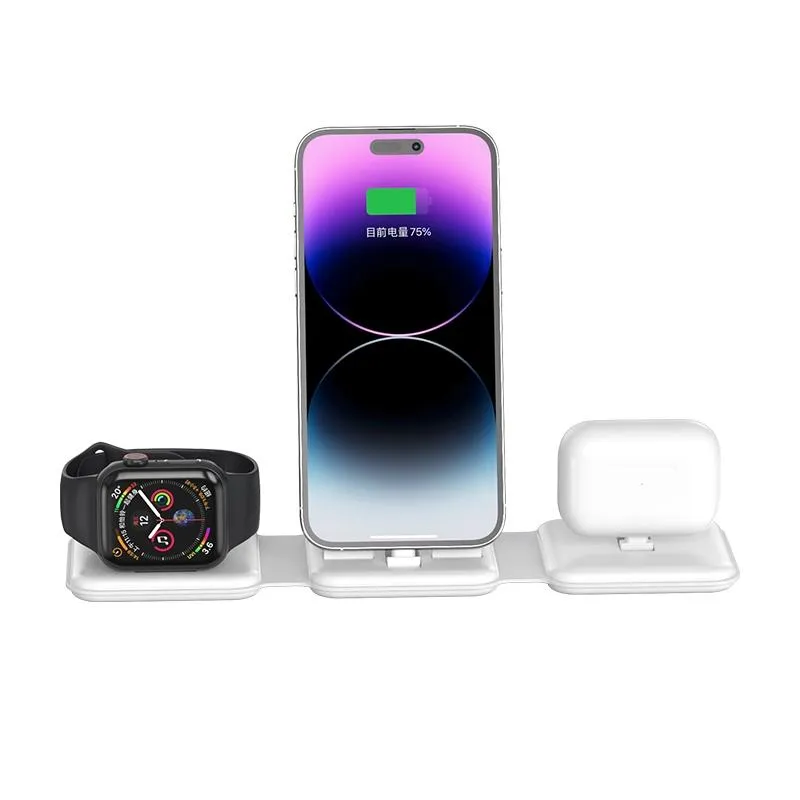 3 In 1 Wireless Charger For Apple Watch Phone & Headset