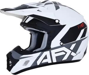 AFX FX-17 Helmet - Aced - Matte White/White - XL 0110-6497