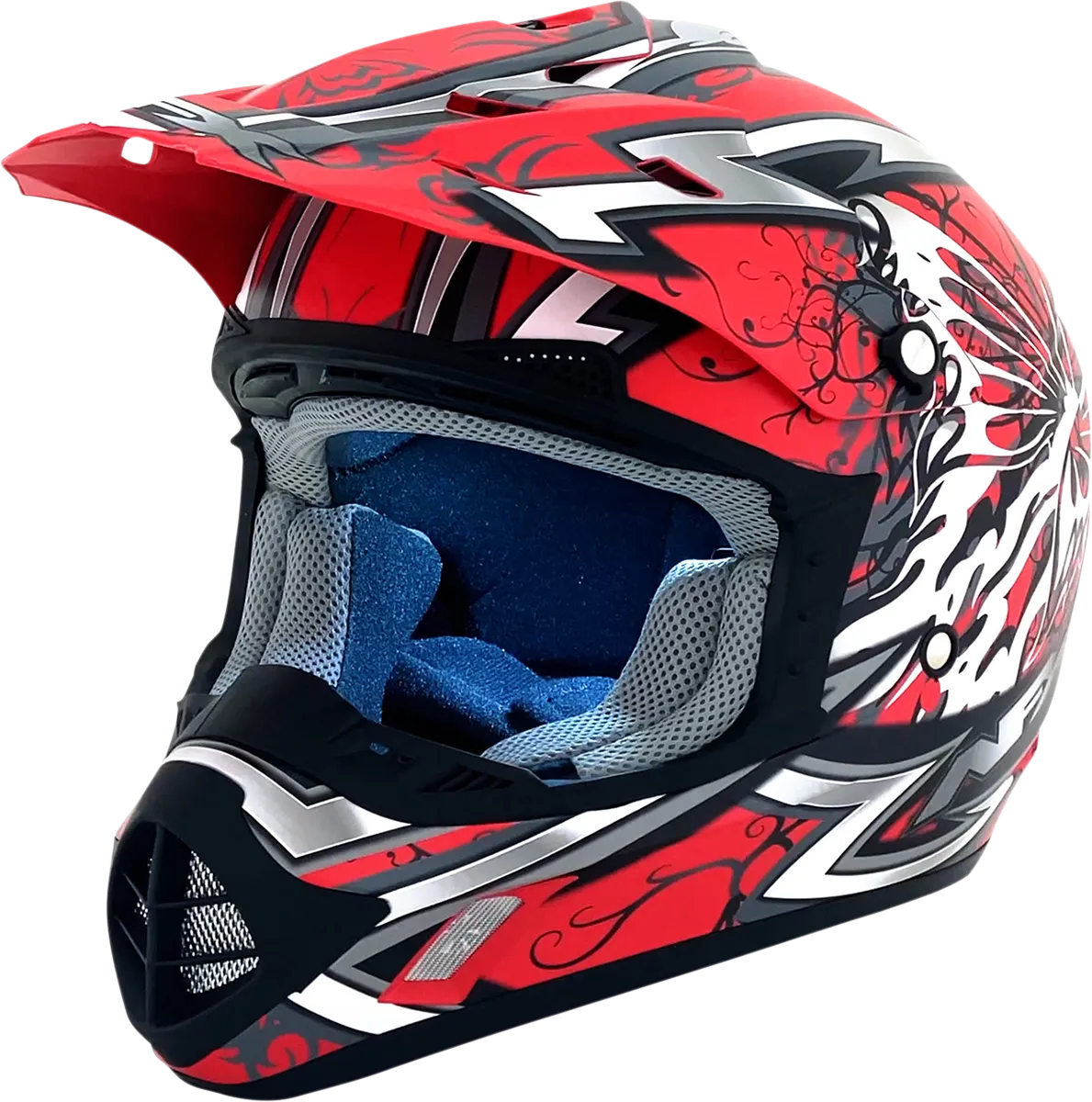 AFX FX-17 Helmet - Butterfly - Matte Ferrari Red - Small 0110-7117