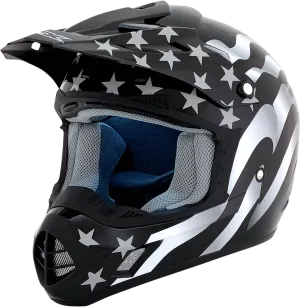 AFX FX-17 Helmet - Flag - Stealth - XS 0110-2362