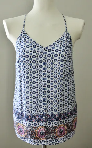 Bright Winter Print Top