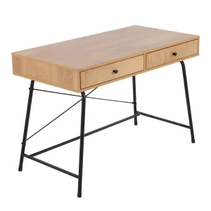 Casper - Industrial Desk - Black / Brown by Couch.com