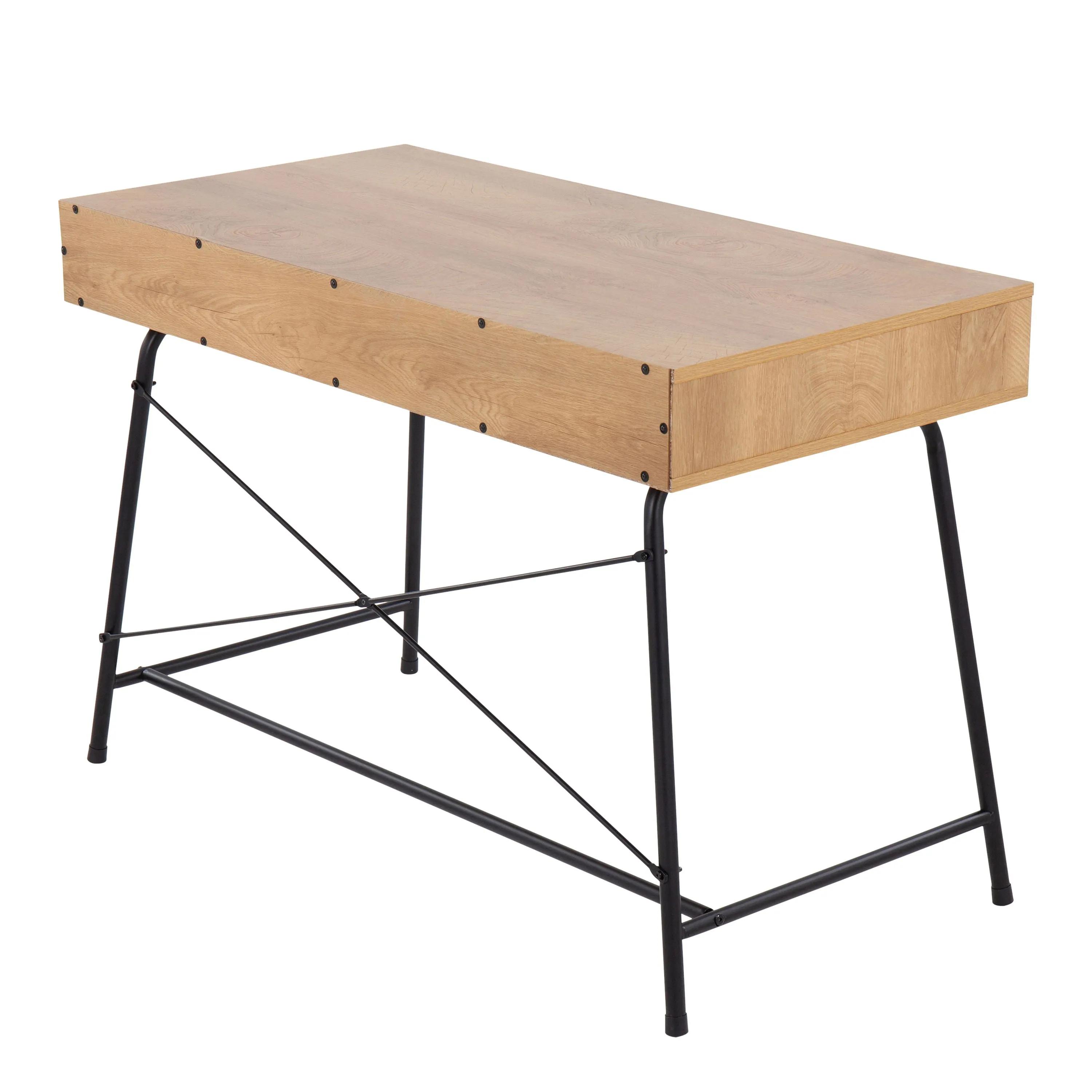 Casper - Industrial Desk - Black / Brown by Couch.com