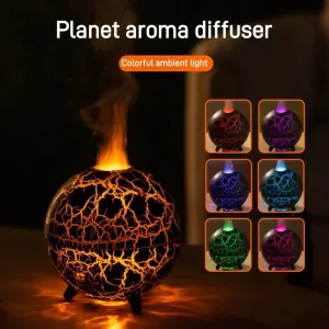Colorful Planet Atmosphere Lamp USB Humidifier And Essential Oil Diffuser