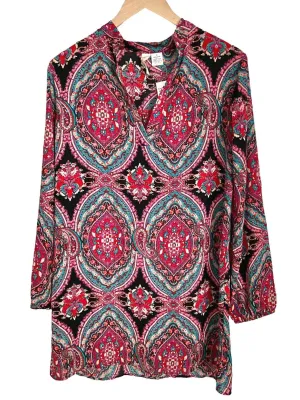 Dark Winter Print Shift Dress