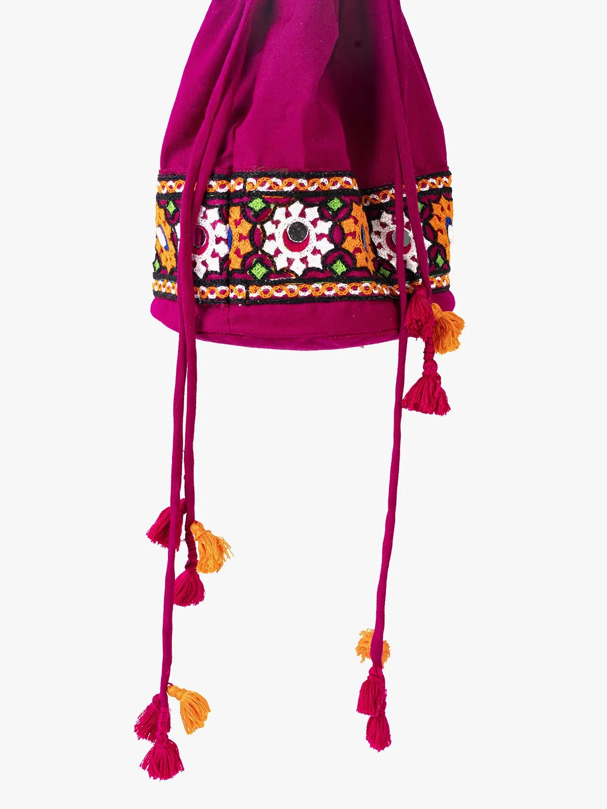 Embroidered Patch Work Potli Bag