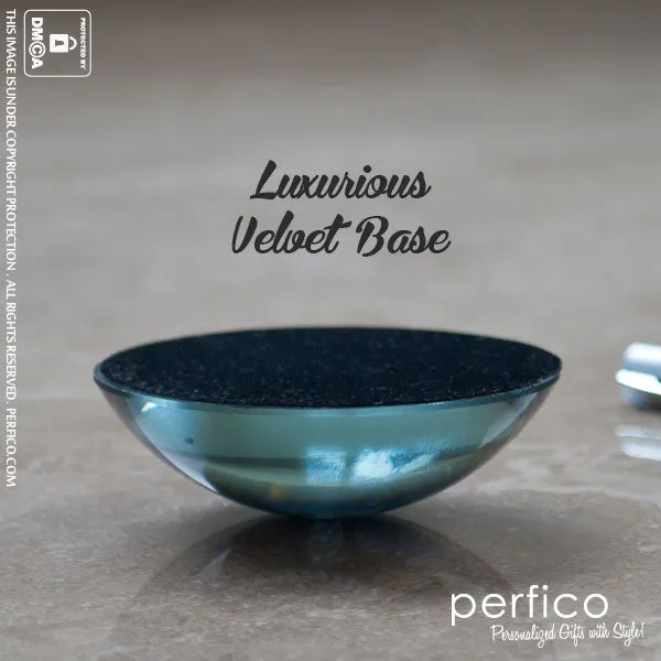 Impact © Personalized Glass Paperweight