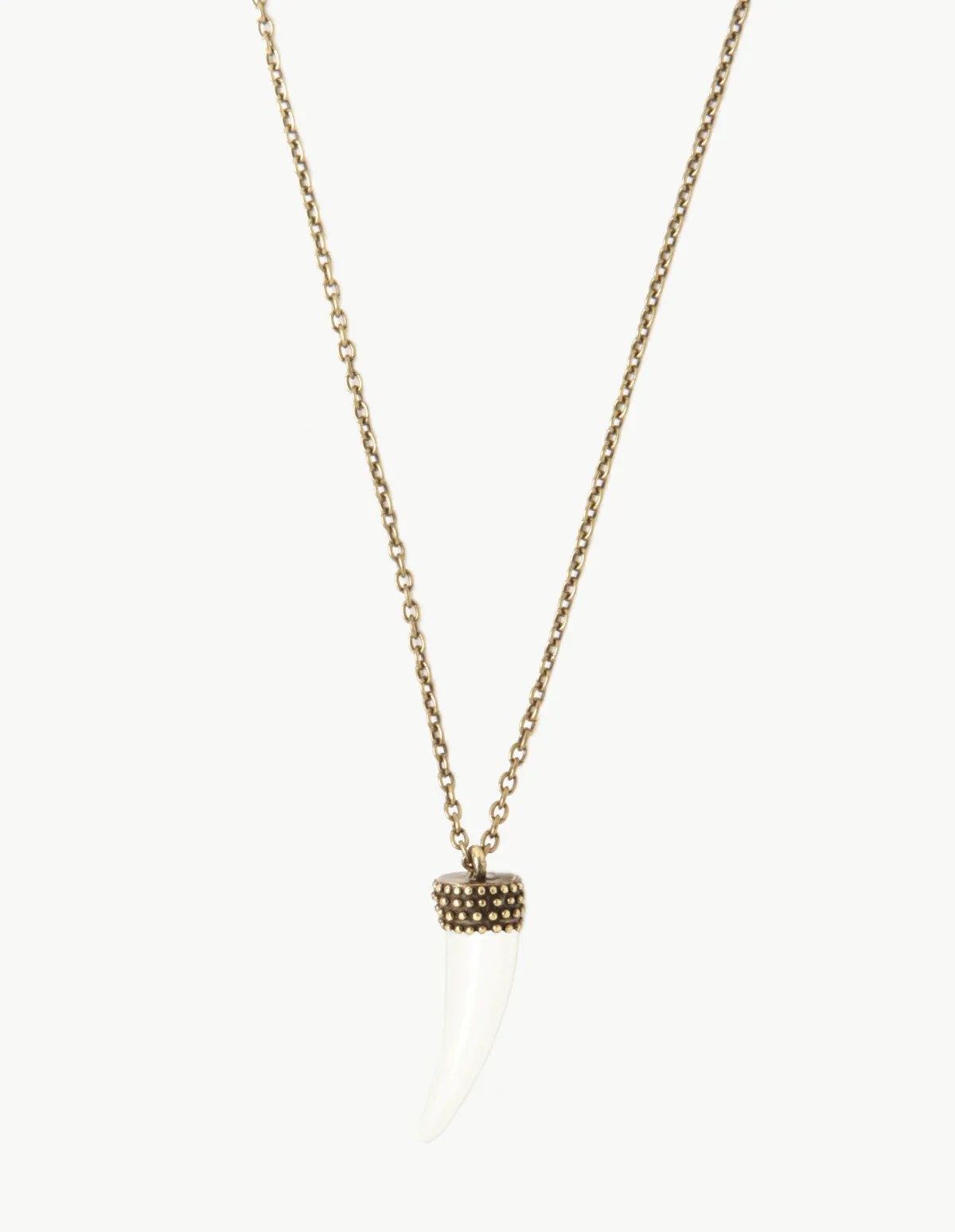 Ivory Claw Necklace - L