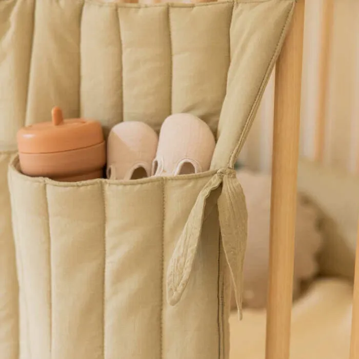 Lorena Canals Baby Crib Pocket Hanger Olive Green