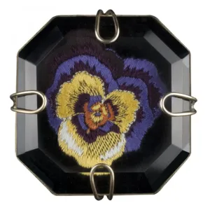 Miho Italian Artisan Paper Weight ~ Pansy