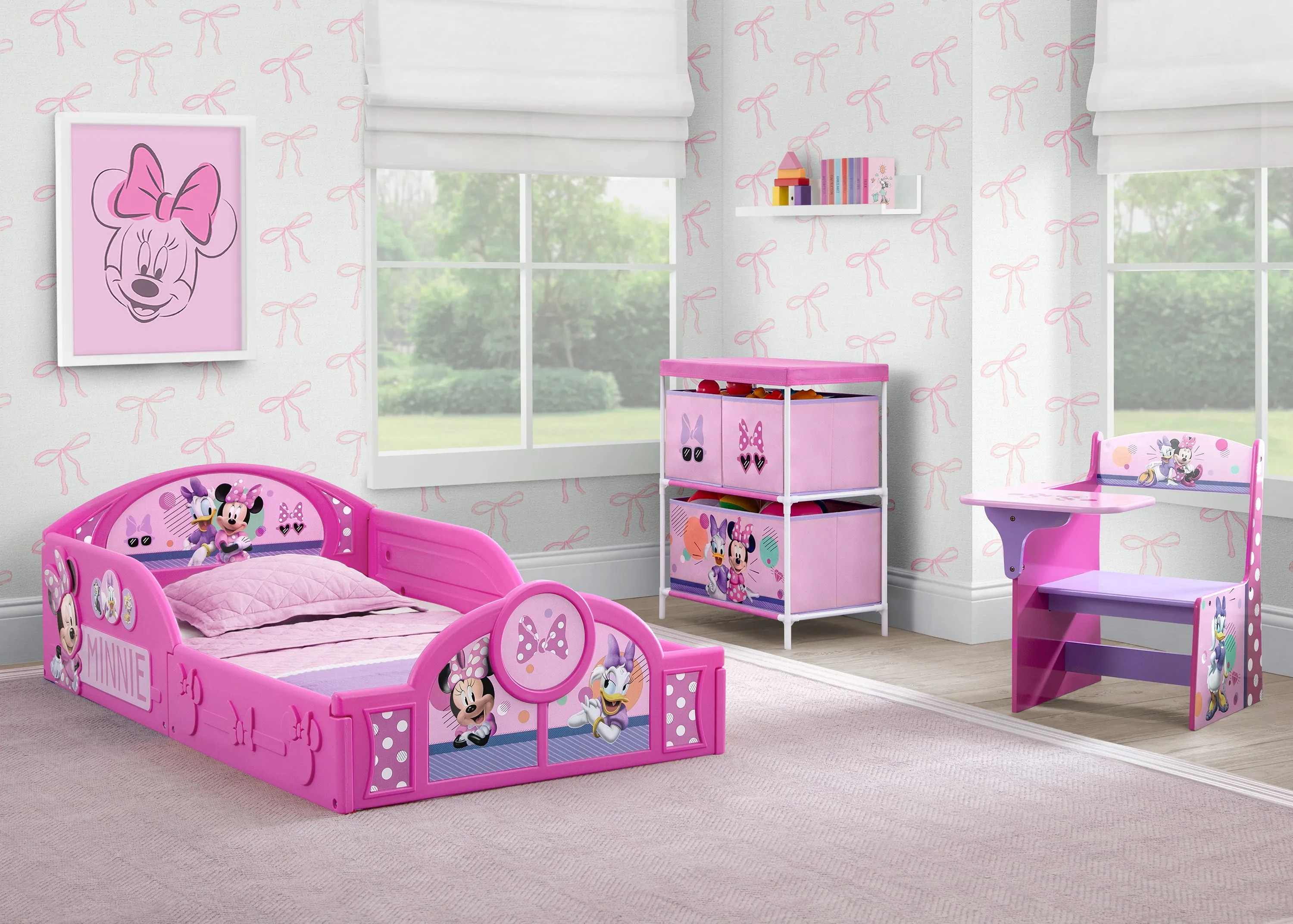 Minnie Mouse 3-Piece Toddler Bedroom Set