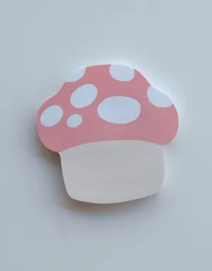 Mushroom Die-Cut Sticky Note Pad