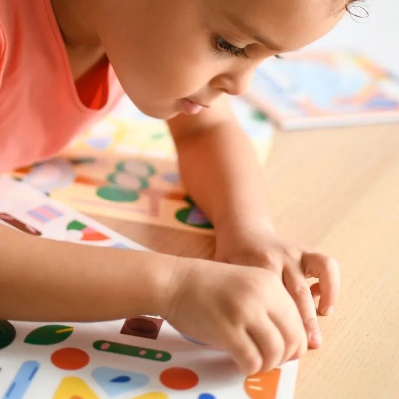 Nature Sticker Puzzle Cards