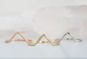 One of a Kind Gold Peak Band