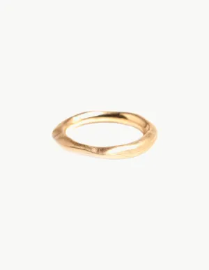 Organic Round Gold Band