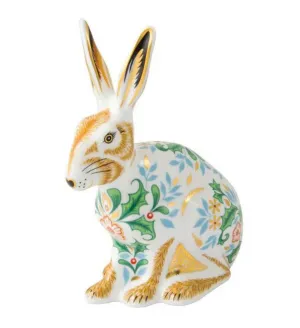 Paperweights Collection Winter Hare