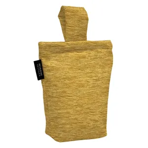 Plain Chenille Yellow Door Stop
