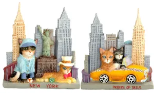 PWNY20 Paperweight Polyresin New York Cats