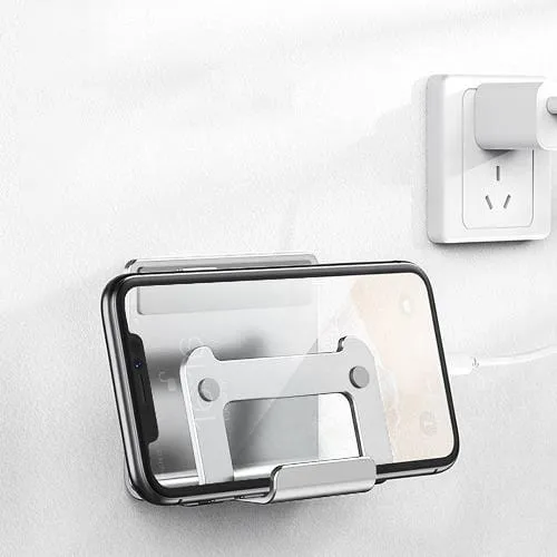 Silver Wall Mount - Most Cell Phones and Tablets up to 9"