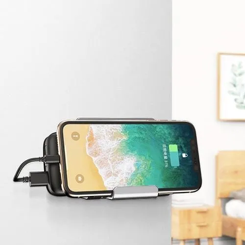 Silver Wall Mount - Most Cell Phones and Tablets up to 9"